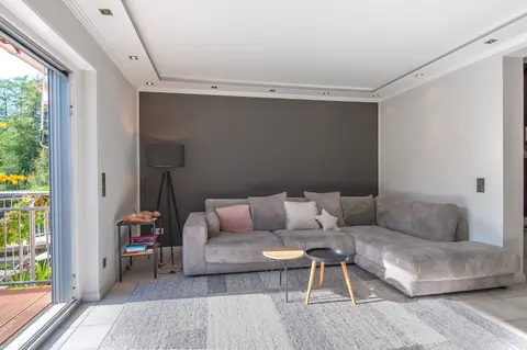 Wohnzimmer – Doppelhaushälfte in Hösbach